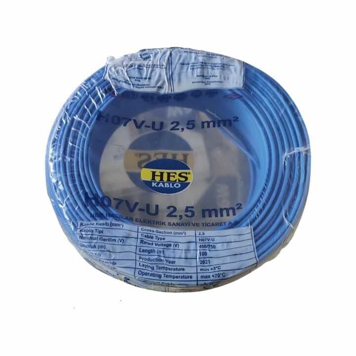 Hes Nya Kablo 2,5 mm² Mavi ( H07v-U )