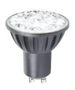 Ampul Led Çanak Landlite Siyah GU10 220V 4W Beyaz Coolwhite 