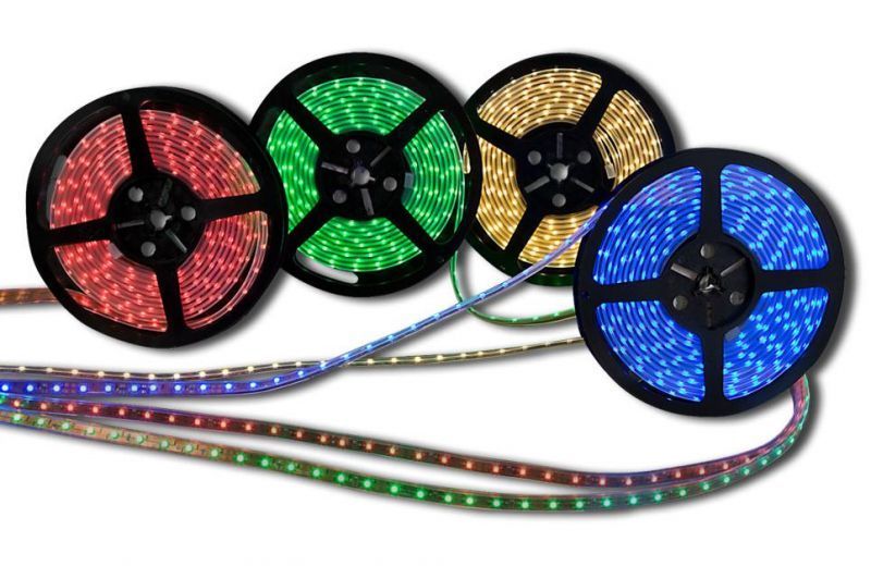 Şerit Led Dış Mekan Silikonlu Üç Çipli 60 Ledli Kırmızı