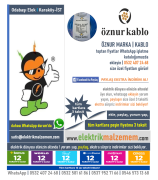 ÖZNUR-TTR  KABLO 3X1,5 (100 MT FİYATI)