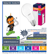OSRAM LED AMPÜL 9WT BEYAZ IŞIK (200 ADET FİYATI)