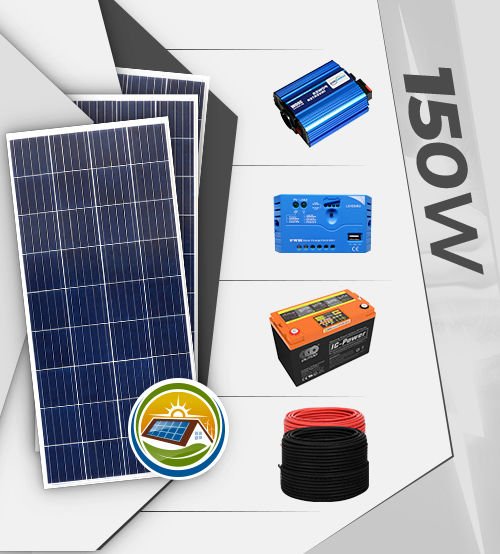 Solar Paket 200W- Tv, Uydu, Lamba ve Şarj