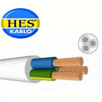 Hes Kablo Ttr (Nymhy) Beyaz  2X0,75