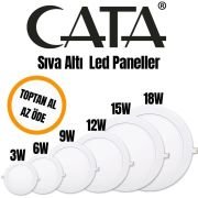 CT-5144 LED PANEL 3WT 6500K BEYAZ IŞIK