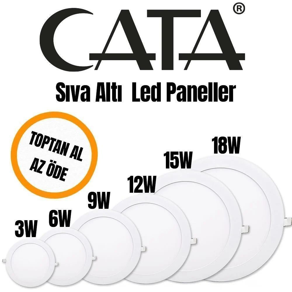 CT-5169 LED PANEL 18WT 3200K GÜN IŞIĞI