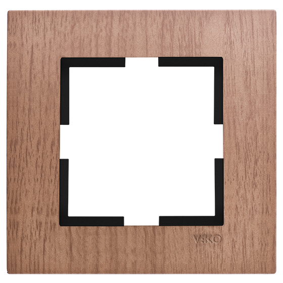 Novella Renkli Ve Ahşap Desenli Çerçeveler Ceviz - 1'li