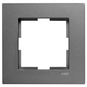 Novella Renkli Ve Ahşap Desenli Çerçeveler Füme - 4'lü