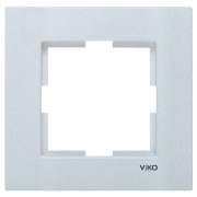 Novella Renkli Ve Ahşap Desenli Çerçeveler Gümüş - 1'li