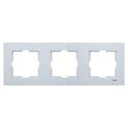 Novella Renkli Ve Ahşap Desenli Çerçeveler Gümüş - 3'lü