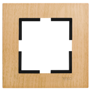 Novella Renkli Ve Ahşap Desenli Çerçeveler Kayın - 5'li