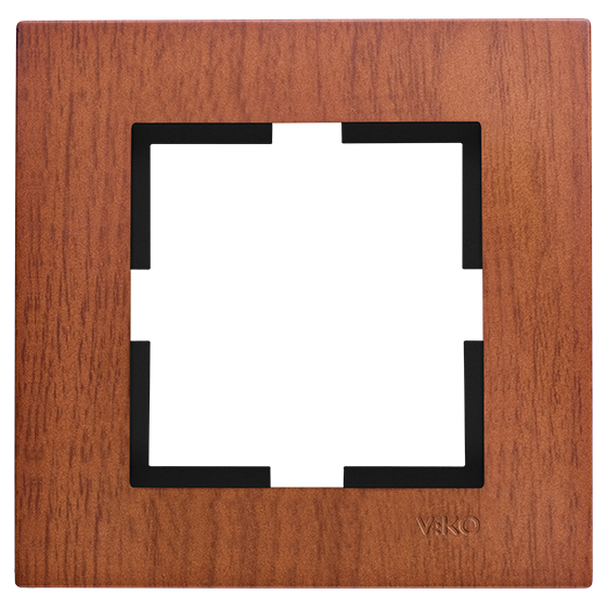 Novella Renkli Ve Ahşap Desenli Çerçeveler Kiraz - 3'lü