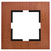 Novella Renkli Ve Ahşap Desenli Çerçeveler Kiraz - 5'li