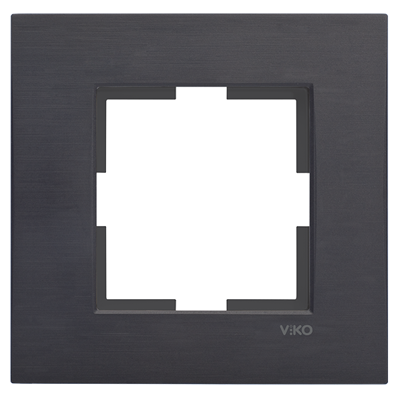 Novella Eloxal Metal Çerçeveler Siyah - 4'lü