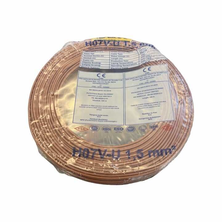 Hes Nya Kablo 1,5 mm² Kahverengi ( H07v-U )